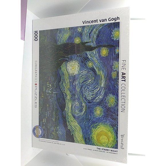New Bundle 2 Vincent van Gogh Starry Night & Monet Japanese Ftbridge 1000 pc - Picture 2 of 8